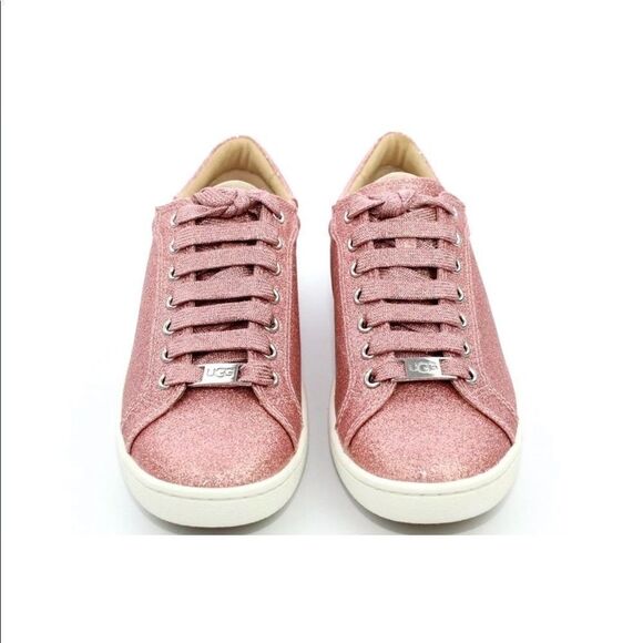 UGG Milo Pink Glitter Fashion Sneaker NEW - Picture 2 of 8
